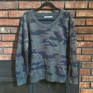 STITCHES & STRIPES Wynona scoop neck cotton blend sweater. Size XL